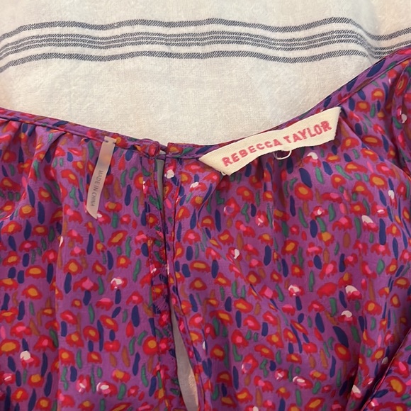 Rebecca’s Taylor Print Silk Dress - Picture 6 of 8